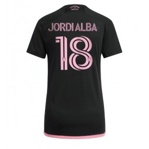 Billiga Inter Miami Jordi Alba #18 Bortatröja Dam 2024-25 Kortärmad